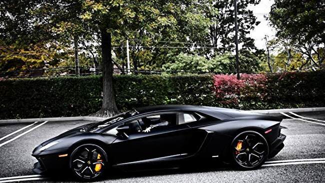 Lamborghini Black background 2