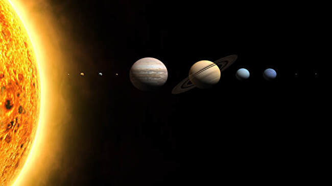 Solar System background 1