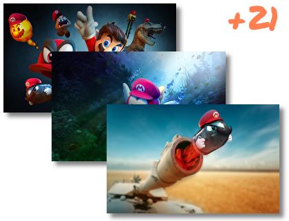 Super Mario Odyssey theme pack