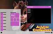 Alvin and The Chipmunks theme light/dark skin color