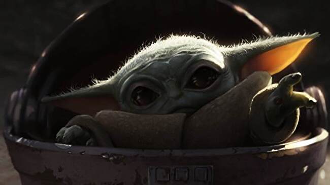 Baby Yoda background 1