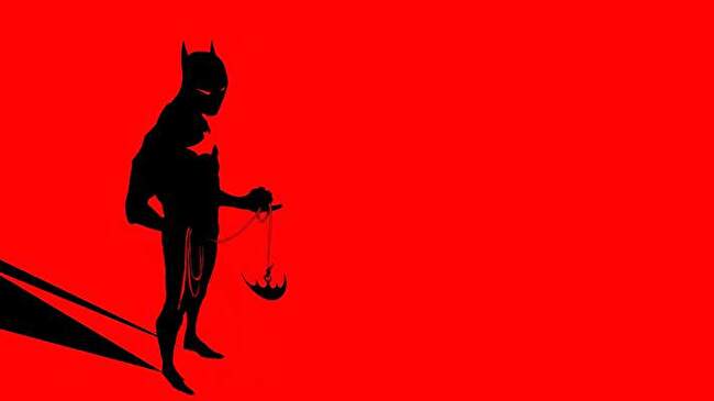 Batman Red background 1