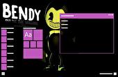 Bendy and The Ink Machine theme dark skin color