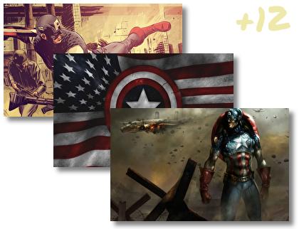 Captain America Comics theme pack