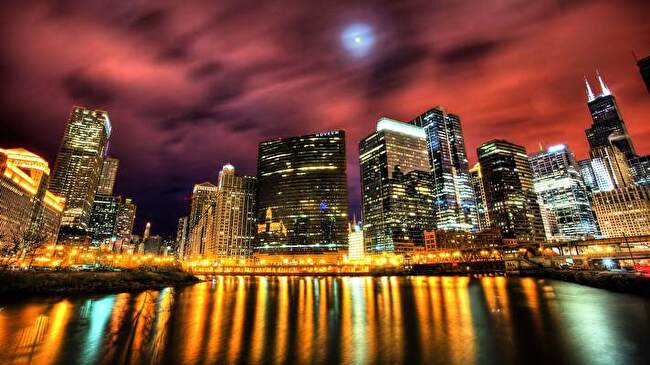 Chicago Skyline background 2