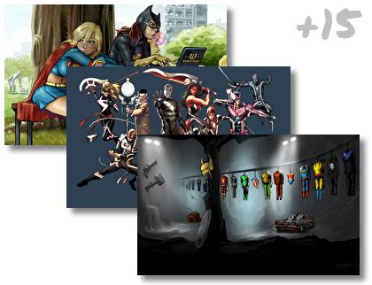 Collage Comics theme pack