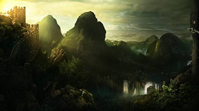 Darkness Fantasy Landscape background 2