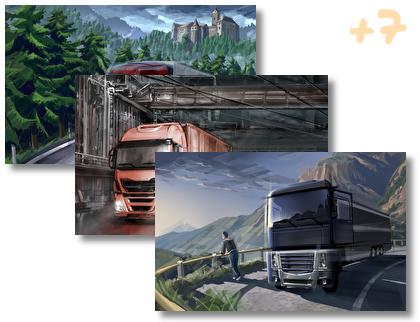 Euro Truck Simulator theme pack