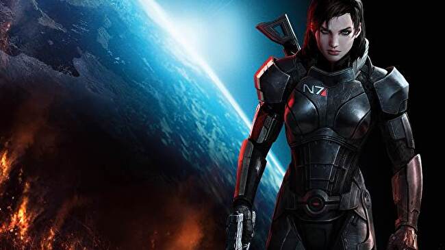 Femshep Mass Effect background 1