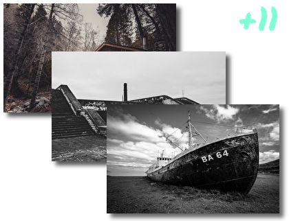 Great Abandoned Places theme pack