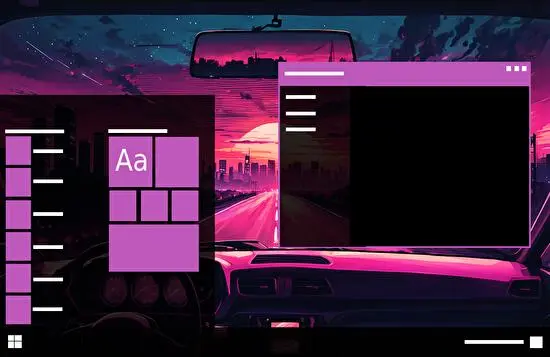 Neon Horizon Download Dark mode