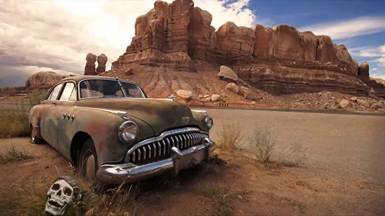 放棄された車 Windows 10用テーマ スライドショー画像 2