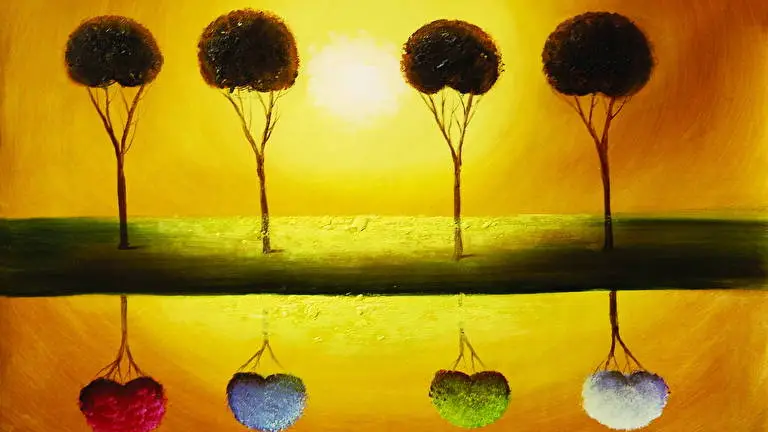 Arte Astratta ad Olio tema per Windows 10 Immagine di presentazione 3