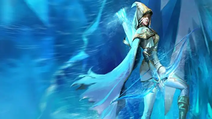 Ashe Lol theme for Windows 10 Slideshow image 2