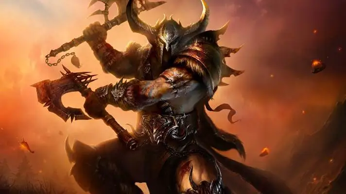 Barbarian Diablo Iii theme for Windows 10 Slideshow image 5