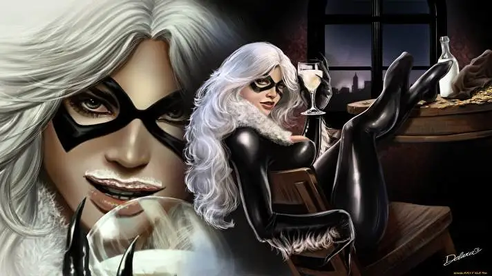 ブラックキャット Windows 10用テーマ スライドショー画像 4