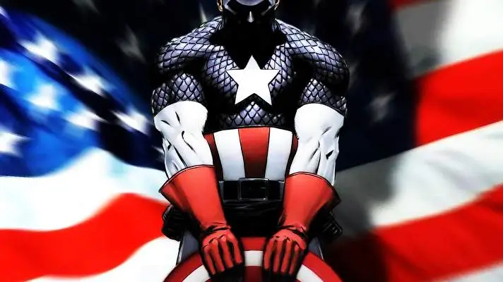 Kapitán Amerika Komiksy motiv pro Windows 10 Obrázek prezentace 5