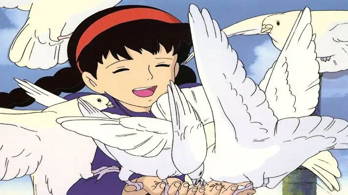 Hrad v oblacích motiv pro Windows 10 Obrázek prezentace 2