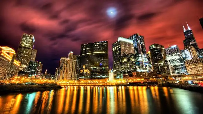 Chicago Skyline theme for Windows 10 Slideshow image 2