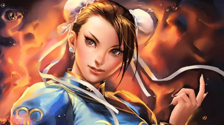 Chun Li Street Fighter theme for Windows 10 Slideshow image 2