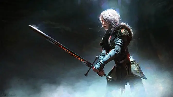 Ciri The Witcher theme for Windows 10 Slideshow image 4