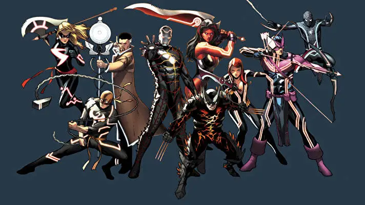 コラージュ・コミックス Windows 10用テーマ スライドショー画像 2