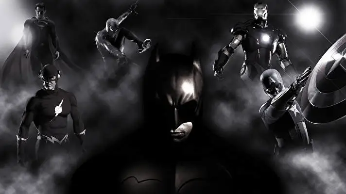 コラージュ・コミックス Windows 10用テーマ スライドショー画像 4