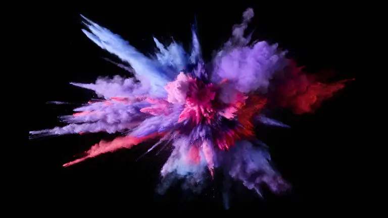 Explosão de Cores tema para Windows 10 Imagem de slideshow 1