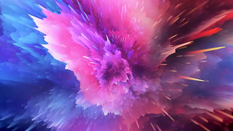 Explosão de Cores tema para Windows 10 Imagem de slideshow 3