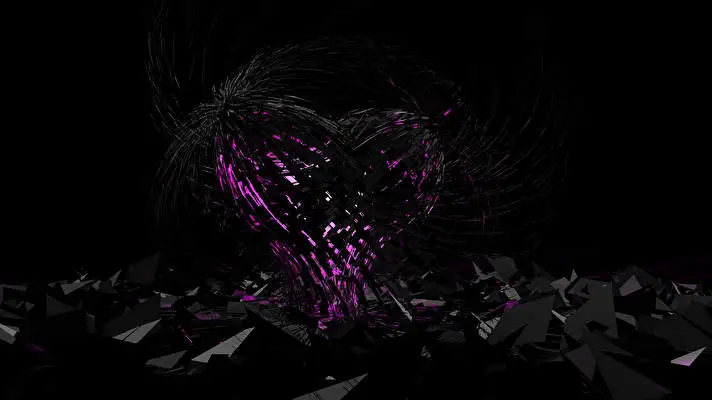 Donkere Abstractie thema voor Windows 10 Diavoorstelling afbeelding 4