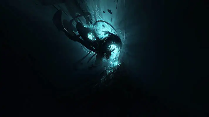 Donkere Abstractie thema voor Windows 10 Diavoorstelling afbeelding 5