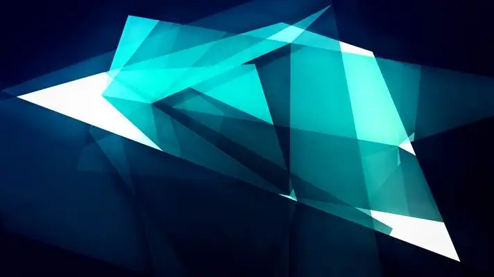 Donkerblauw thema voor Windows 10 Diavoorstelling afbeelding 2