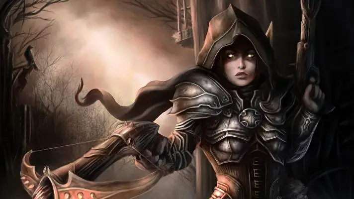 Demon Hunter Diablo Iii theme for Windows 10 Slideshow image 2