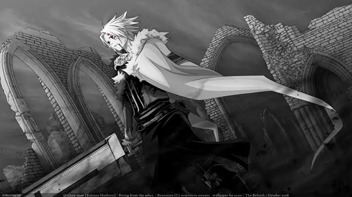 Dgray Man motyw dla Windows 10 Obraz pokazu slajdów 5