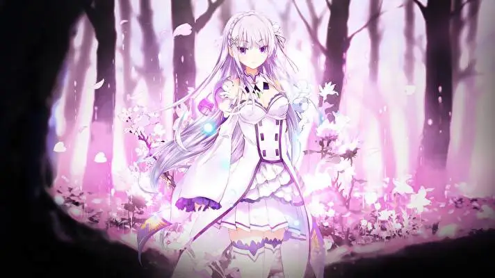 Emilia Rezero motiv pro Windows 10 Obrázek prezentace 2