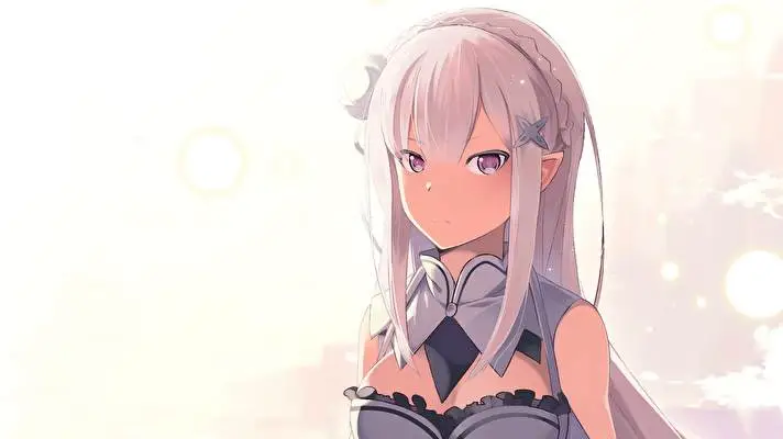 Emilia Rezero motiv pro Windows 10 Obrázek prezentace 4