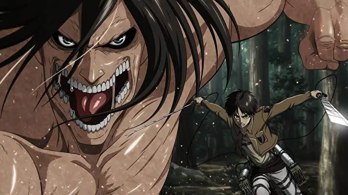 Eren Yeager téma Windows 10-hez Diavetítés kép 4