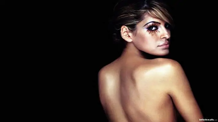 Eve Mendes motiv pro Windows 10 Obrázek prezentace 3