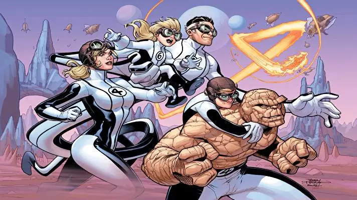 Fantastyczna Czwórka motyw dla Windows 10 Obraz pokazu slajdów 5