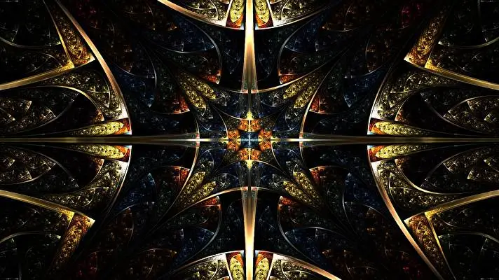 FraktalŞekiller Windows 10 için tema Slayt gösterisi görüntüsü 2