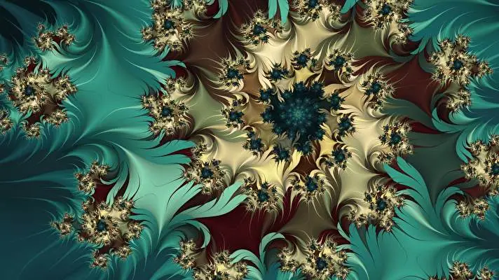 FraktalŞekiller Windows 10 için tema Slayt gösterisi görüntüsü 5