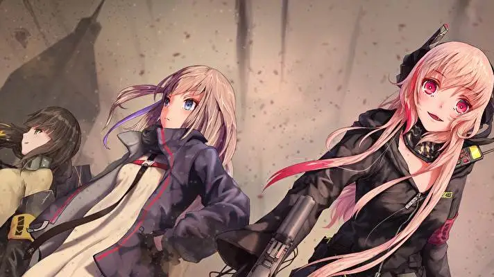 Девушки на передовой тема для Windows 10 Изображение слайдшоу 1