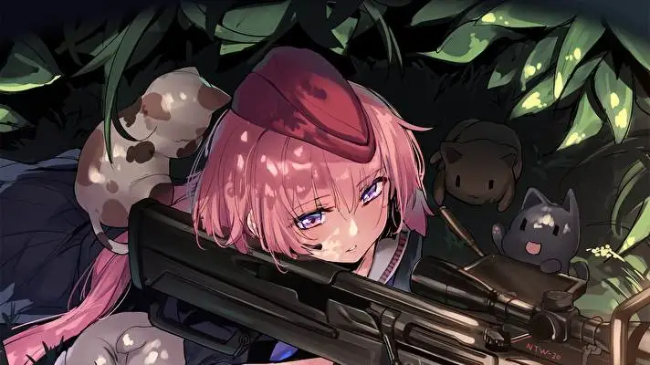 Девушки на передовой тема для Windows 10 Изображение слайдшоу 3