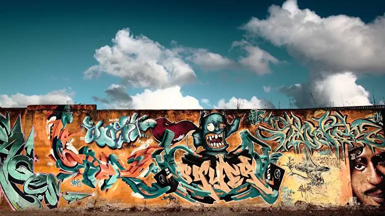 Graffiti motiv pro Windows 10 Obrázek prezentace 2