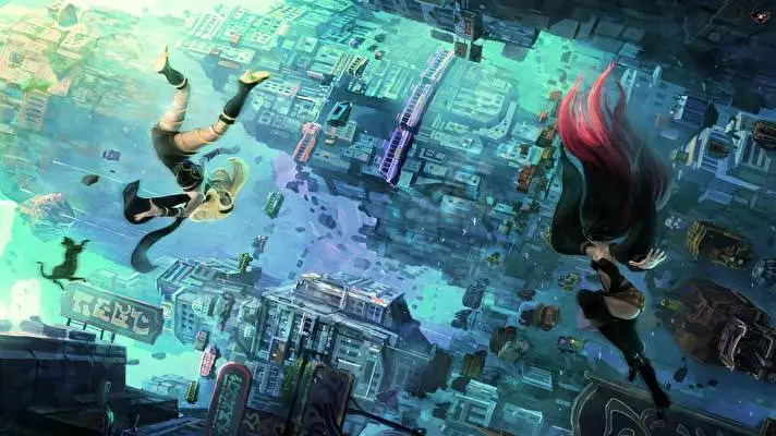 Gravity Rush tema per Windows 10 Immagine di presentazione 4