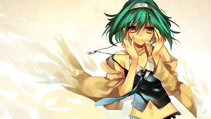 Gumi Vocaloid motiv pro Windows 10 Obrázek prezentace 1