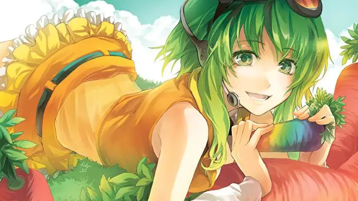 Gumi Vocaloid motiv pro Windows 10 Obrázek prezentace 3