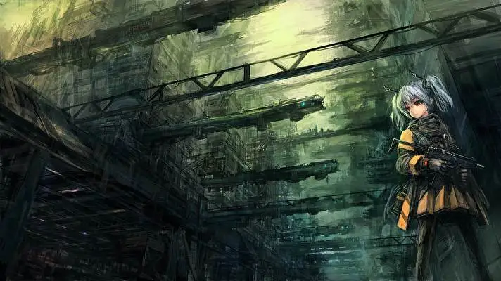 Fata Pistoletului temă pentru Windows 10 Imagine diapozitiv 1