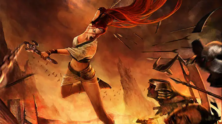Heavenly Sword theme for Windows 10 Slideshow image 1