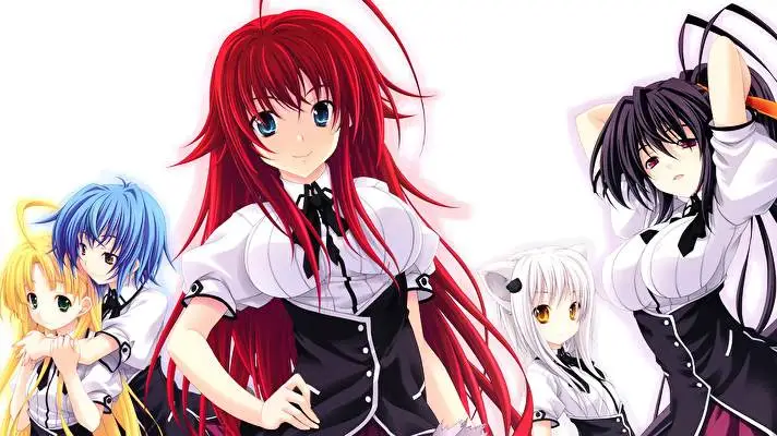 Kouzelníci z vysoké školy Dxd motiv pro Windows 10 Obrázek prezentace 2